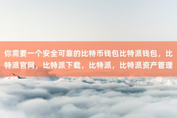 你需要一个安全可靠的比特币钱包比特派钱包，比特派官网，比特派下载，比特派，比特派资产管理