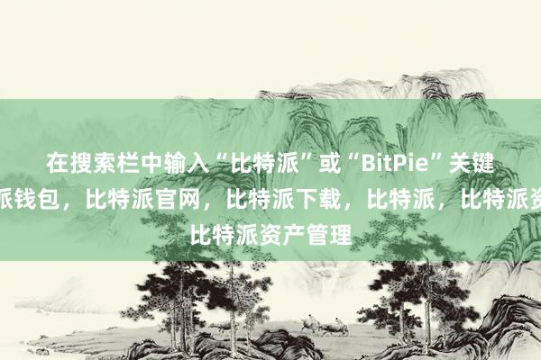 在搜索栏中输入“比特派”或“BitPie”关键词比特派钱包，比特派官网，比特派下载，比特派，比特派资产管理