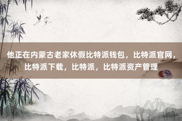 他正在内蒙古老家休假比特派钱包，比特派官网，比特派下载，比特派，比特派资产管理