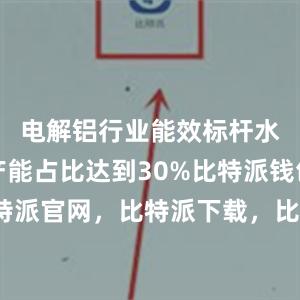 电解铝行业能效标杆水平以上产能占比达到30%比特派钱包，比特派官网，比特派下载，比特派，比特派资产管理